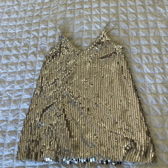 Princess Polly Paroahs dance sequin raw hem mini dress - Picture 6 of 11